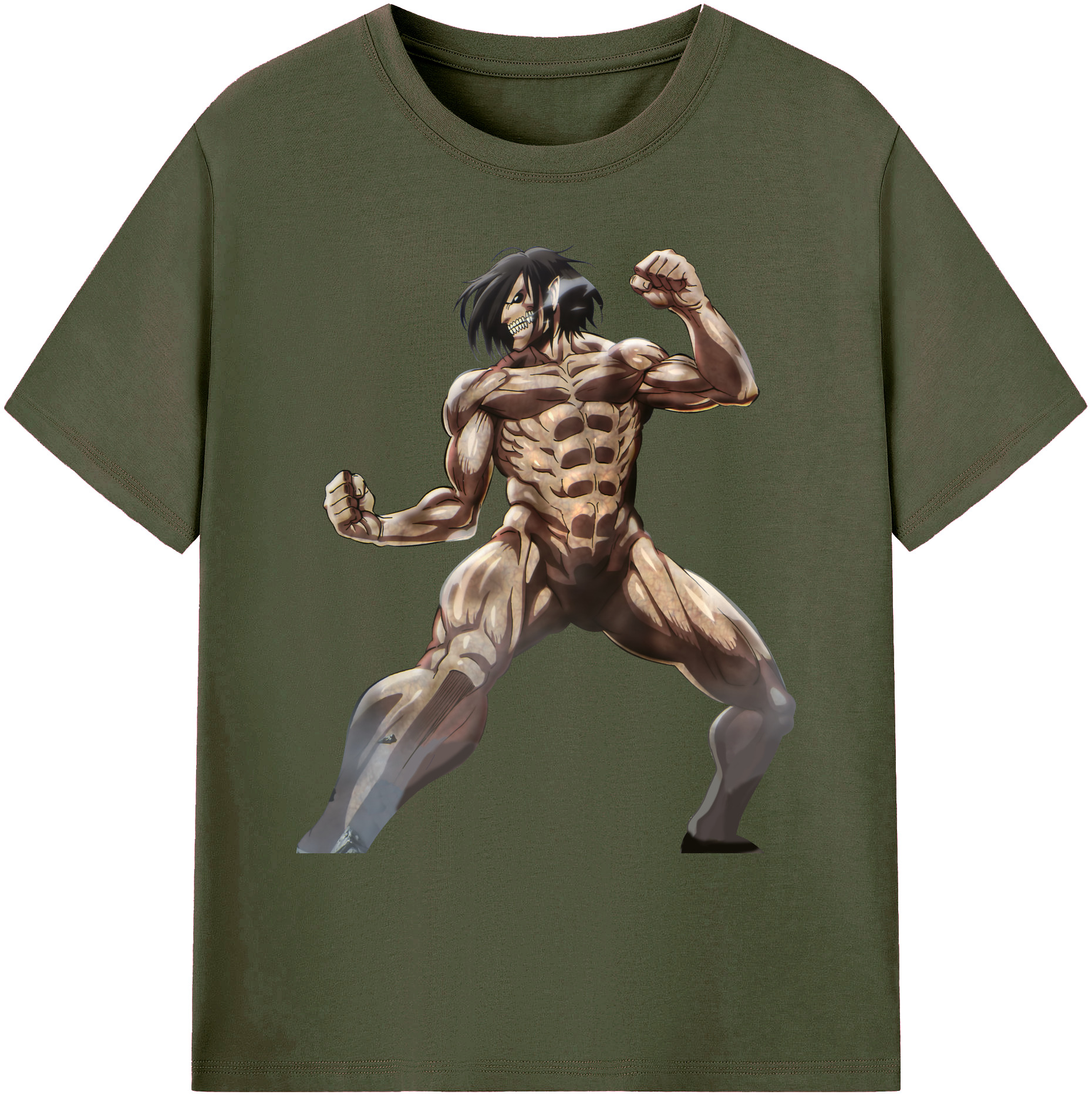（画像用） 進撃の巨人 Attack on Titan 綿100％ メンズ半袖Tシャツ｜肌触りやわらか＆通気性